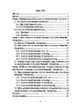 Thực trạng cơ sở vật chất kỹ thuật phục vụ du lịch tại Phong Nha-Quảng Bình