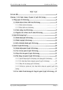 Thực trạng quản lý quỹ tiền lương tại Công ty cổ phần Diêm Thống Nhất