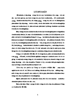 Thực trạng và giải pháp thúc đẩy tiêu thụ sản phẩm tại Công ty cổ phần Gỗ Hà Nội