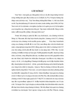 Tình hình đầu tư theo chương trình 135 ở huyện Yên Lập