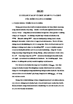 Vai trò và chức năng của kiểm toán đối với nền kinh tế và phương hướng hoàn thiện, phát huy vai trò của kiểm toán tài chính