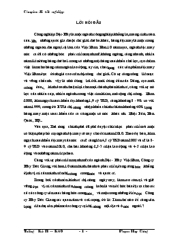 Vận dụng một số phương pháp thống kê phân tích tình hình tiêu thụ sản phẩm của Công ty may Đúc Giang và dự báo trong thời gian tới