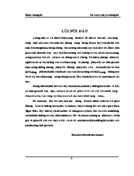 Vận dụng phương pháp dãy số thời gian để phân tích các chỉ tiêu khối lượng thép tiêu thụ của Công ty thép Simco thời gian qua và dự đoán..