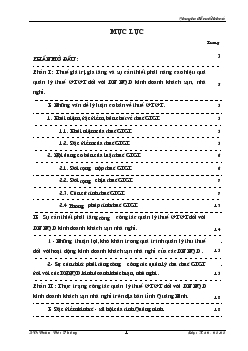 Công tác quản lý thuế giá trị gia tăng (VAT) đối với Doanh nghiệp ngoài quốc doanh hoạt động trong lĩnh vực khách sạn nhà nghỉ trên địa bàn tỉnh Quảng Ninh