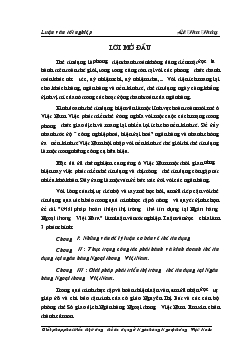 Giải pháp hoàn thiện thị trường thẻ tín dụng tại Ngân hàng thương mại cổ phần Ngoại Thương Việt Nam