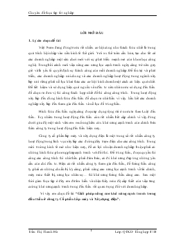 Giải pháp nâng cao khả năng cạnh tranh trong đấu thầu ở Công ty cổ phần Lắp máy và Xây dựng điện