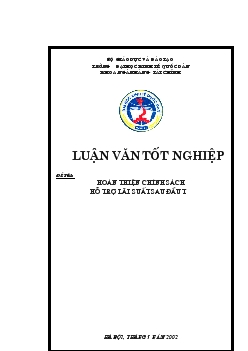 Hoàn thiện chính sách hỗ trợ lãi suất sau đầu tư