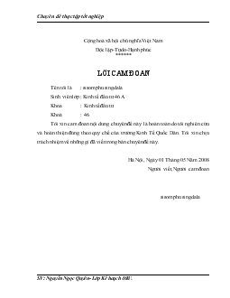 Hoàn thiện công tác lập kế hoạch kinh doanh tại Công ty TM XNK Viễn Đông