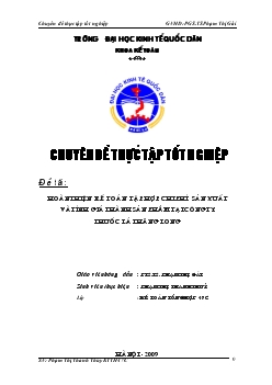 Hoàn thiện kế toán chi phí sản xuất và tính giá thành sản phẩm tại Công ty Thuốc Lá Thăng Long (nhật ký chứng từ - Ko lý luận - máy)