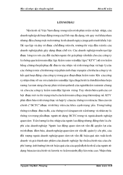 Hoàn thiện quy trình kiểm toán chu trình tiền lương và nhân viên do Công ty TNHH Kiểm toán và Tư vấn NEXIA ACPA thực hiện