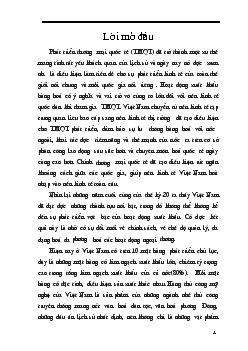 Hoạt động xuất khẩu hàng thủ công mỹ nghệ tại Công ty mỹ thuật Trung ương