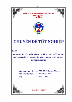 Hoạt động xúc tiến đầu tư nhằm tăng cường thu hút FDI vào thành phố Hải Phòng