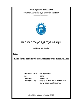 Kế toán bán hàng và xác định kết quả kinh doanh tại Công ty cổ phần Đầu tư và phát triển thương mại điện tử Việt Nam