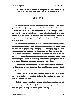 Lập kế hoạch chi phí sản xuất và tính giá thành sản phẩm công đoạn Xí nghiệp vận tải Đường sắt Hà Thái năm 2010