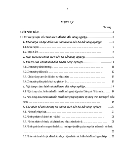 Một số giải pháp hoàn thiện chính sách đền bù đất nông nghiệp trên thành phố Bắc ninh