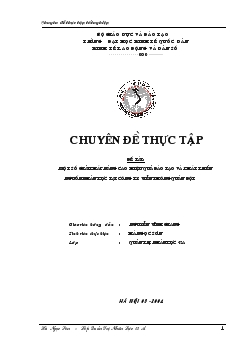 Một số giải pháp nâng cao hiệu quả đào tạo và phát triển nguồn nhân lực tại Công ty viễn thông quân đội