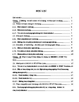 Một số giải pháp nhằm nâng cao hiệu quả tín dụng Ngân hàng nông nghiệp và phát triển nông thôn (AgriBank) Văn Lâm - Hưng yên