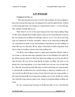 Một số giải pháp nhằm tăng cường kỷ luật lao động tại Công ty cổ phần Dụng cụ Cơ khí XK