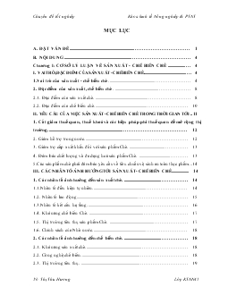 Một số giải pháp phát triển sản xuất chế biến chè ở Nghệ An
