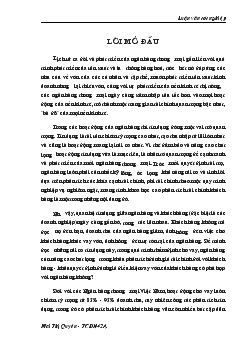 Nâng cao chất lượng phân tích tài chính khách hàng vay vốn tại Ngân hàng nông nghiệp và phát triển nông thôn (AgriBank) chi nhánh chợ Mơ