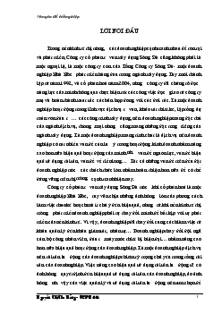 Nâng cao hiệu quả sử dụng tài sản lưu động tại Công ty cổ phần tư vấn xây dựng Sông Đà