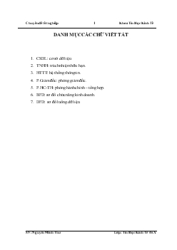 Phân tích thiết kế hệ thống thông tin quản lý thông tin Card Visit - Leaflet