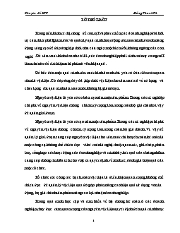Phương hướng hoàn thiện tổ chức công tác hạch toán nguyên vật liệu - Công cụ ở Công ty mây tre Hà Nội