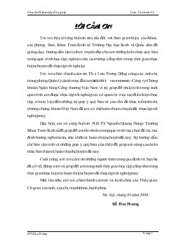 Phương pháp tính và động thái chỉ số giá chứng khoán Việt Nam VN-Index từ ngày 28/07/2000 đến 25/04/2006