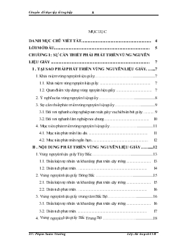 Thực trạng phát triển vùng nguyên liệu giấy từ trước đến nay
