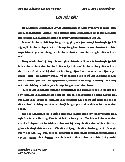 Thực trạng và phân tích tình hình thực hiện một số chỉ tiêu hoạt động kinh doanh chủ yếu của Công ty Nạo vét và xây dựng Đường thuỷ 1