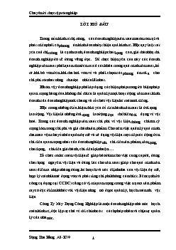 Tổ chức hạch toán vật liệu và công cụ dụng cụ tại Công ty xây dựng công nghiệp (nhật ký chứng từ)