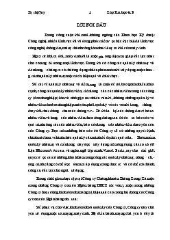 Việc áp dụng tin học trong lĩnh vực quản lý nhân sự tại Công ty Chứng khoán Thăng Long