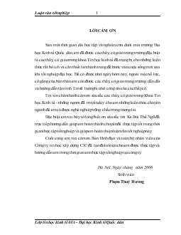 Xây dựng phần mềm quản lý vốn dự án đầu tư cho Sở Kế hoạch và Đầu tư tỉnh Điện Biên