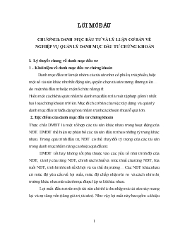 Xây dựng và quản lý danh mục đầu tư tại Tổng Công ty cổ phần tài chính dầu khí Việt Nam