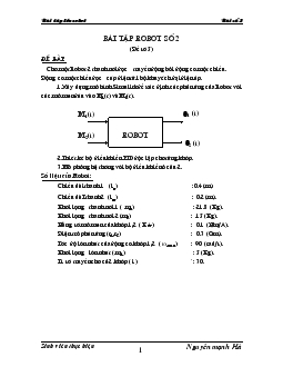 Bài tập ROBOT số 2