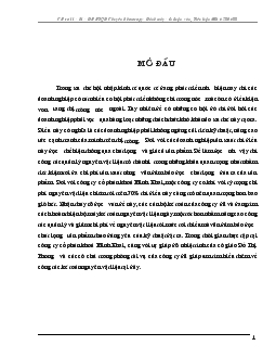 Báo cáo Thực tập tại Công ty Cổ phần khoá Minh Khai