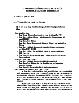 Báo cáo Thực tập tại Công ty FAST