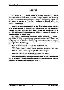 Báo cáo Thực tập tại Công ty -HANOI PETROLIMEX