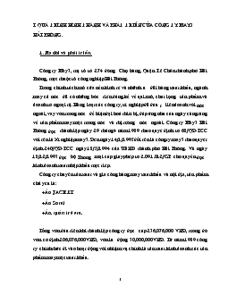 Báo cáo Thực tập tại Công ty May 3 - Hải Phòng