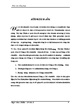 Báo cáo Thực tập tại Công ty Tài chính Bưu điện