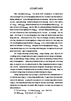 Báo cáo Tổng hợp về hoạt động kinh doanhcủa Công ty thương mại - Dịch vụ
