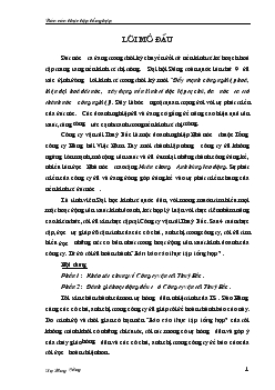 Báo cáo Tổng hợp về : khảo sát chung & đánh giá hoạt động đầu tư ở Công ty vận tải thuỷ bắc