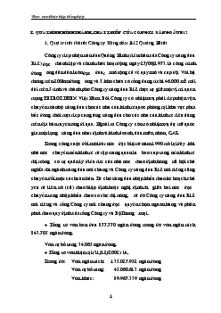 Báo cáo Tổng hợp về quá trình hình thành, phát triển của Công ty xăng dầu b12; tình hình thực trạng kinh doanh của Công ty