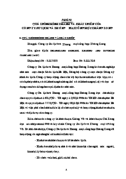 Báo cáo Tổng hợp về quá trình hình thành và phát triển của Công ty du lịch và thương mại tổng hợp thăng long thực trạng và giải pháp nhằm nâng cao sức cạnh tranh sản phẩm nông sản của Việt Nam vào thị trường mỹ
