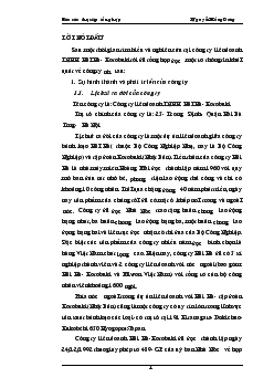 Báo cáo Tổng hợp về sự hình thành và phát triển của Công ty liên doanh TNHH hải hà- Kotobuki; đặc điểm sản xuất, sản phẩm và thị trường