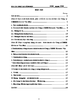 Báo cáo Tổng hợp về thực trạng hoạt động kinh doanh của doanh nghiệp Công ty XNK tạp phẩm hà nội
