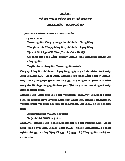Báo cáo Tổng hợp về tổng quan về Công ty bóng đèn 1, phích nước rạng đông 1& đánh giá lợi thế cạnh tranh của sản phẩm bóng đèn rạng đông 13