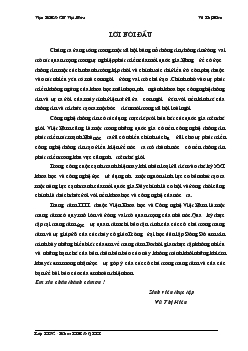 Báo cáo Tổng hợp về trung tâm thông tin tư liệu thuộc viện khoa học và công nghệ Việt Nam dây truyền xử lý thông tin của trung tâm thông tin tư liệu