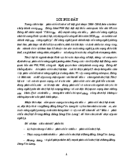 Đầu tư phát triển thuỷ lợi ở vùng Đồng Bằng Sông Cửu Long