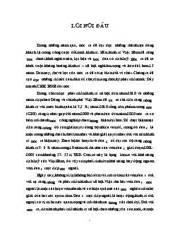 Đầu tư trực tiếp nước ngoài trong ngành Lâm nghiệp Việt Nam những năm 1990 - 2002